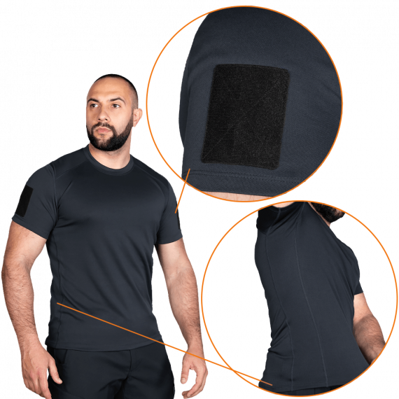 Фото Футболка Patrol CoolPass Pique LT Темно-синя