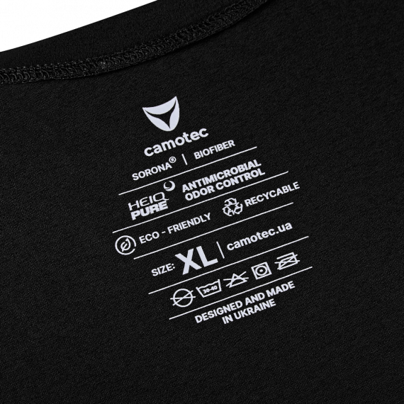 Фото Футболка Totem V-neck Чорна