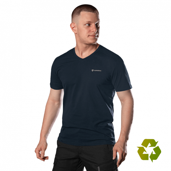 Фото Футболка Totem V-neck Темно-синя