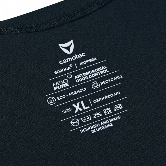 Фото Футболка Totem V-neck Темно-синя