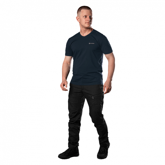 Фото Футболка Totem V-neck Темно-синя