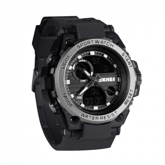 Фото Годинник спортивний SK2031 Чорний/Металік