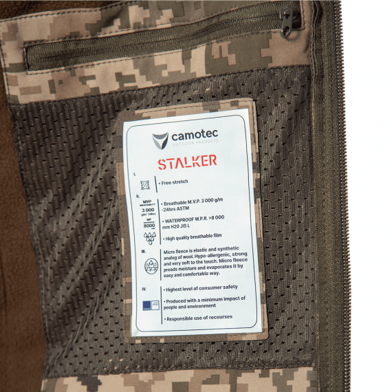 Фото Жіноча куртка Pani SoftShell Піксель