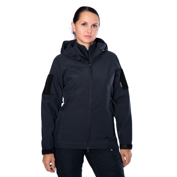 Фото Жіноча куртка Pani SoftShell Темно-синя