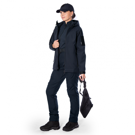 Фото Жіноча куртка Pani SoftShell Темно-синя