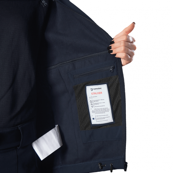 Фото Жіноча куртка Pani SoftShell Темно-синя