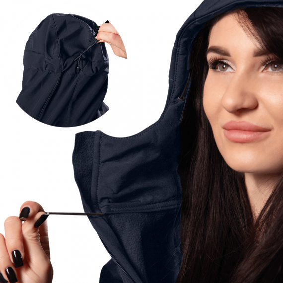 Фото Жіноча куртка Pani SoftShell Темно-синя