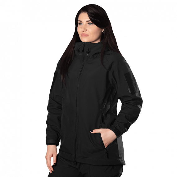 Фото Жіноча куртка Pani SoftShell Чорна