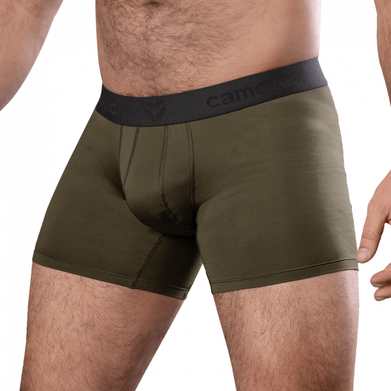 Фото Комплект чоловічих трусів-боксерів  Білі/Олива/Піксель