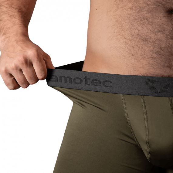 Фото Комплект чоловічих трусів-боксерів Олива