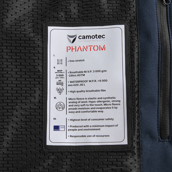 Фото Комплект Phantom SoftShell Темно-синій