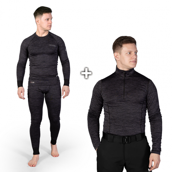 Фото Комплект Polarheat QS Pro (9394+7366) Сірий Меланж