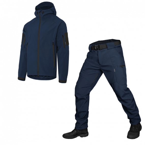 Фото Комплект Stalker SoftShell 2.0 Темно-синій