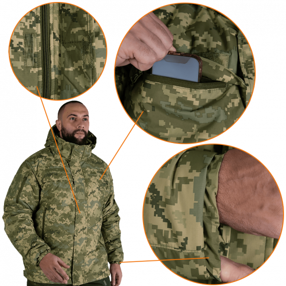 Фото Куртка Patrol System 3.0 Піксель