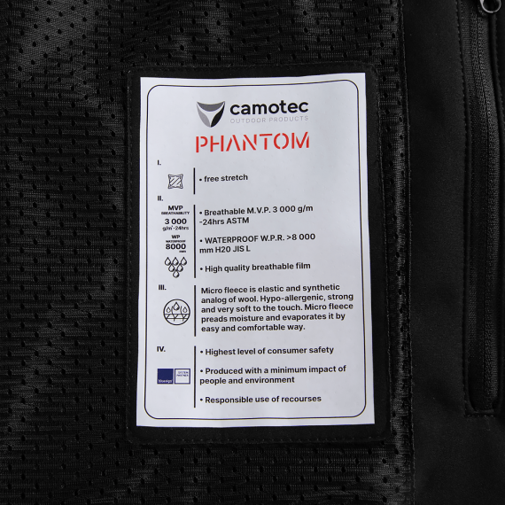 Фото Куртка Phantom System Чорна