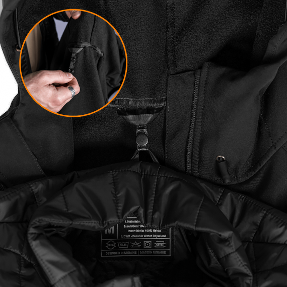 Фото Куртка Stalker 2.0 SoftShell Чорна