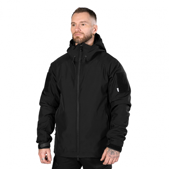 Фото Комплект 2в1 Куртка SoftShell з підстібкою (9488+9489) Чорна