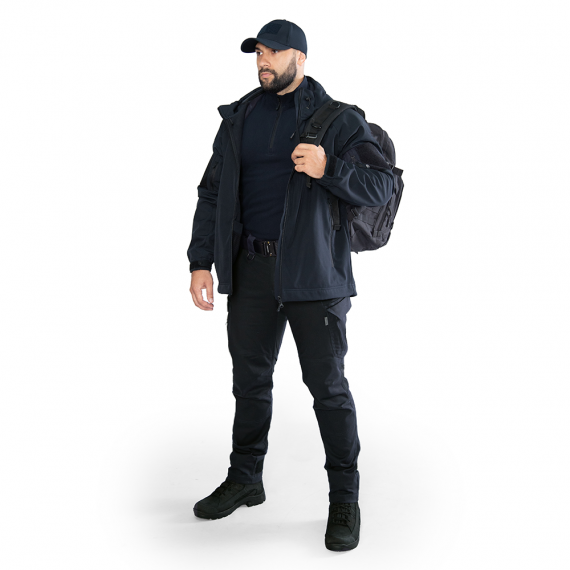Фото Куртка Stalker SoftShell Темно-синя