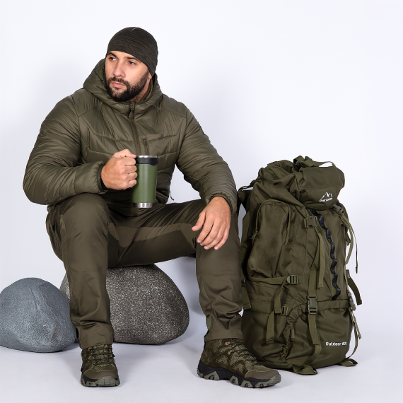 Фото Легкий Пуховик Storm Hood 3.0 Олива