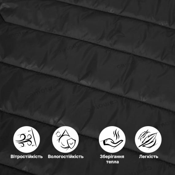 Фото Легкий Пуховик Storm Hood 3.0 Чорний