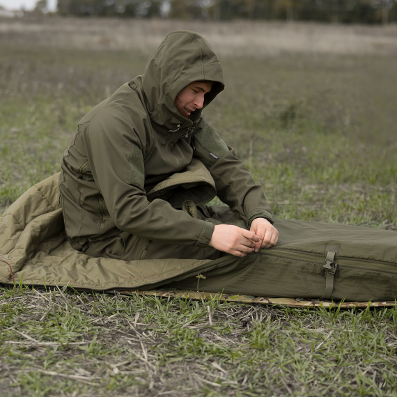 Фото Утеплене пончо-трансформер Кірея Олива