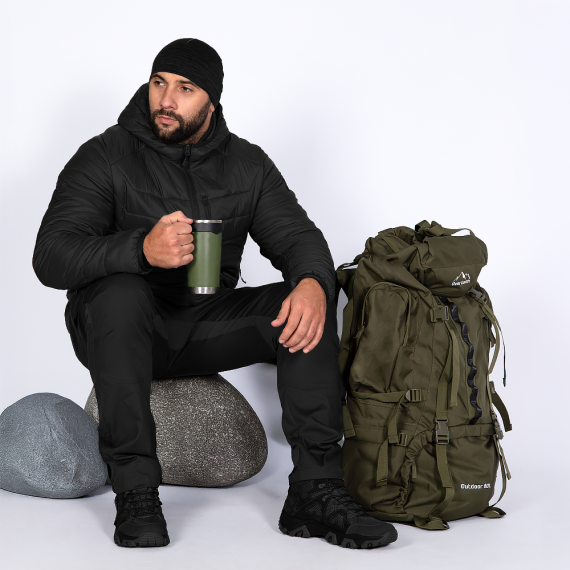 Фото Легкий Пуховик Storm Hood 3.0 Чорний