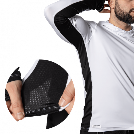 Фото Лонгслів Chiton AirPro Hood Білий