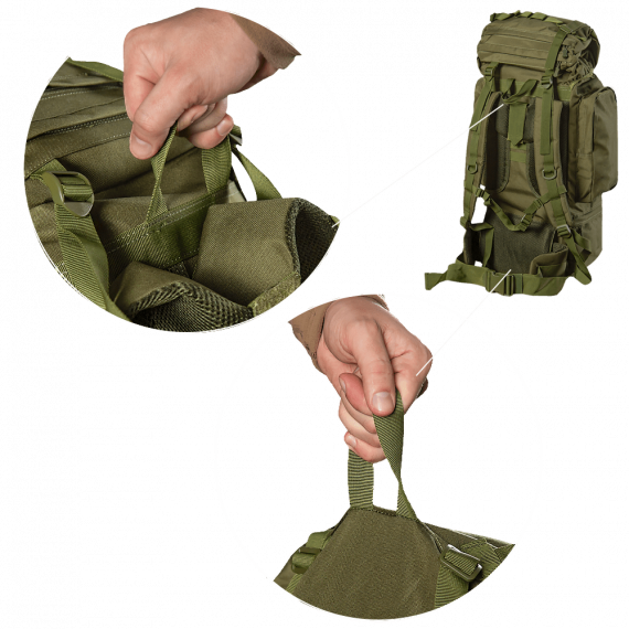 Фото Рюкзак BigBag 80L Oxford PVC Олива