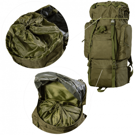 Фото Рюкзак BigBag 80L Oxford PVC Олива