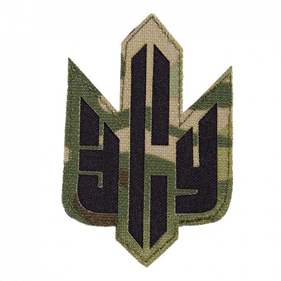 Фото Патч LC ЗСУ Герб Multicam/Чорний