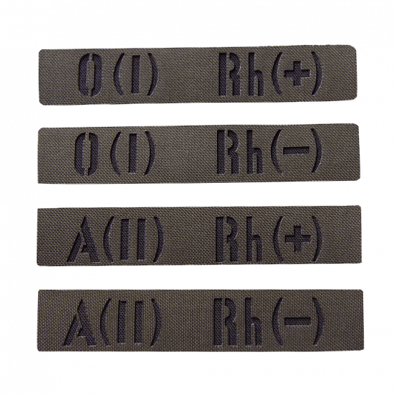 Фото Патч Camotec Група крові (2.5*13) Army Olive