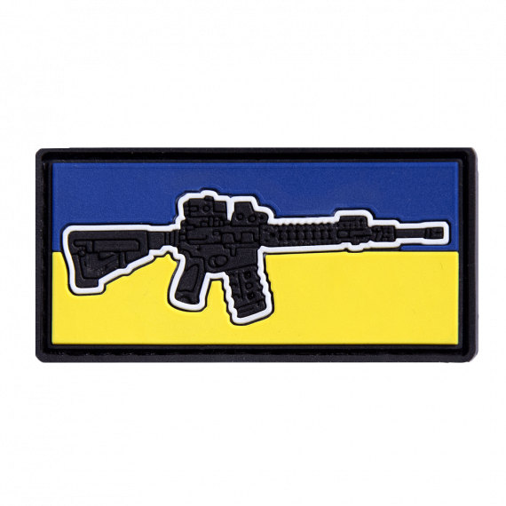 Фото Патч ПВХ  AR-15 Чорний