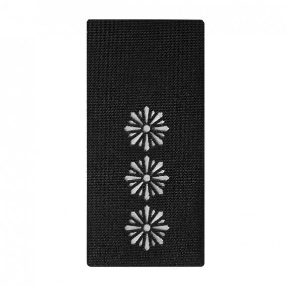 Фото Погон Camotec НПУ Старший Лейтенант (5*10) Чорний/Рефлект