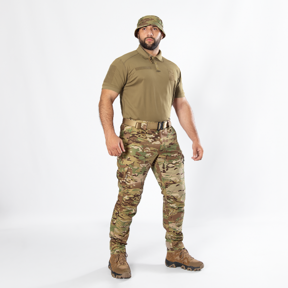 Фото Поло Army ID 2.0 CoolPass Pique LT Tan