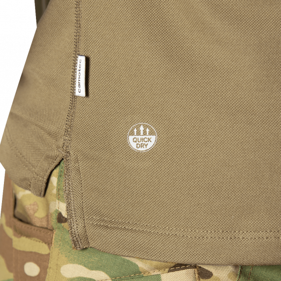 Фото Поло Army ID 2.0 CoolPass Pique LT Tan