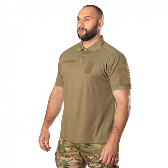 Фото Поло Army ID 2.0 CoolPass Pique LT Tan