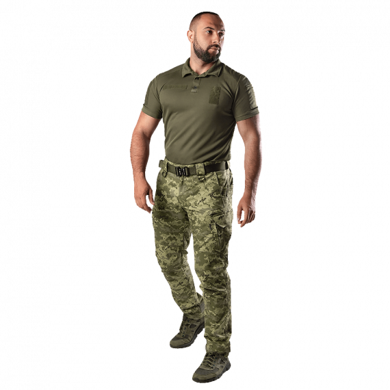 Фото Поло Army ID Олива