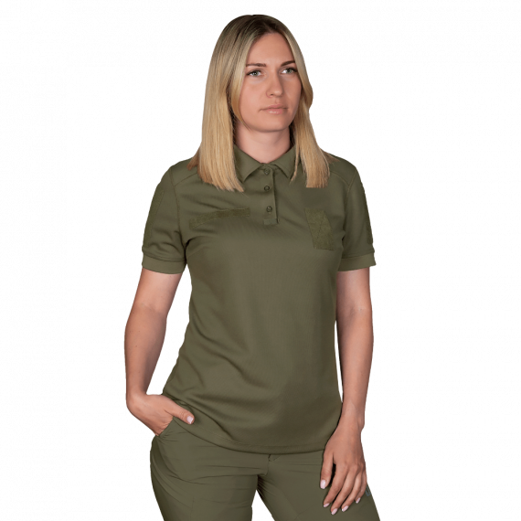 Фото Жіноче поло CM Pani Army ID Олива