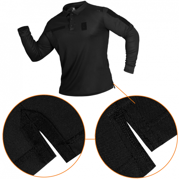 Фото Поло Paladin Long LT Чорне