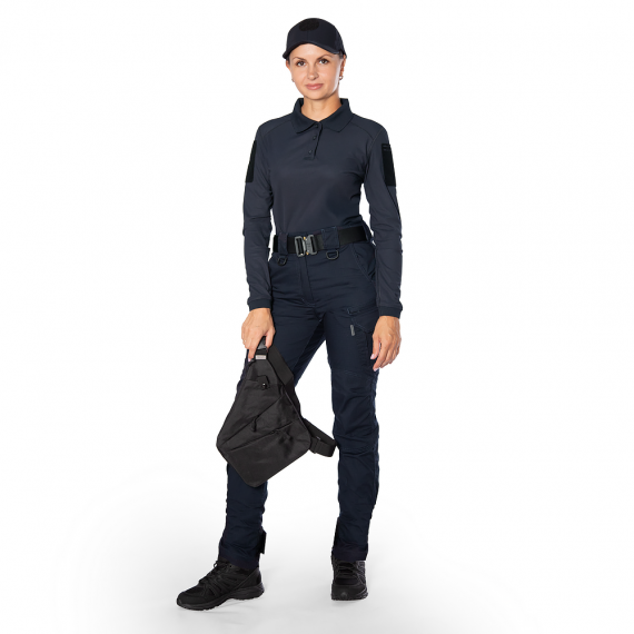 Фото Поло Pani Patrol 2.0 (perf.) Long CoolPass LT Темно-синє