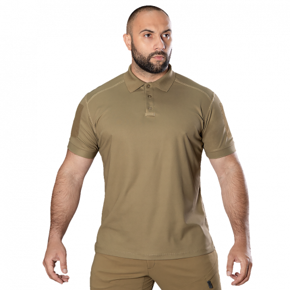 Фото Поло Patrol 2.0 (perf.) CoolPass Pique LT Tan