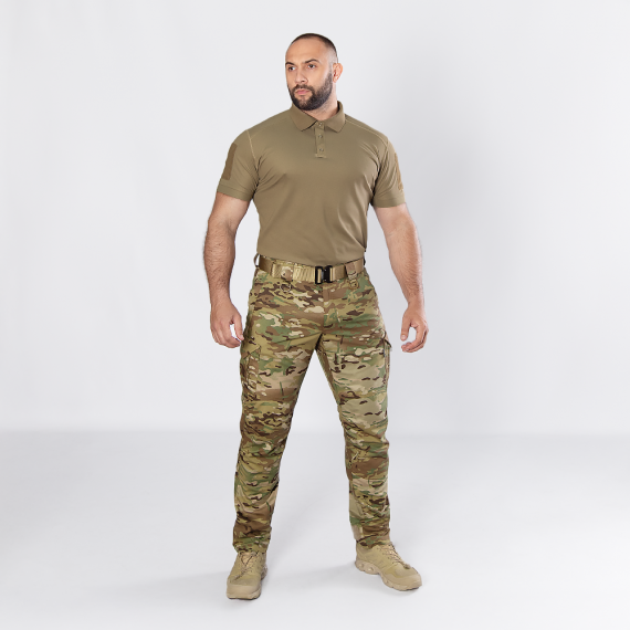 Фото Поло Patrol 2.0 (perf.) CoolPass Pique LT Tan