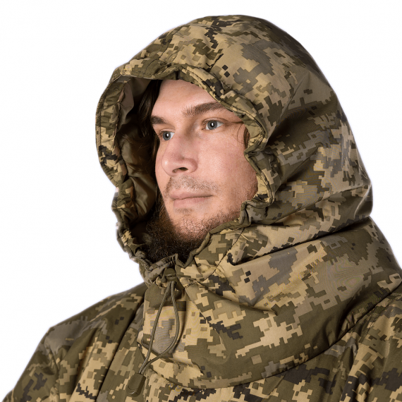 Фото Утеплене пончо-трансформер Кірея Піксель