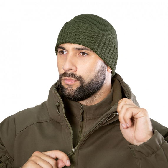 Фото Шапка Watch Cap Merino Олива