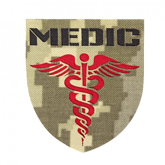 Фото Шеврон Camotec Medic (7*8) Піксель
