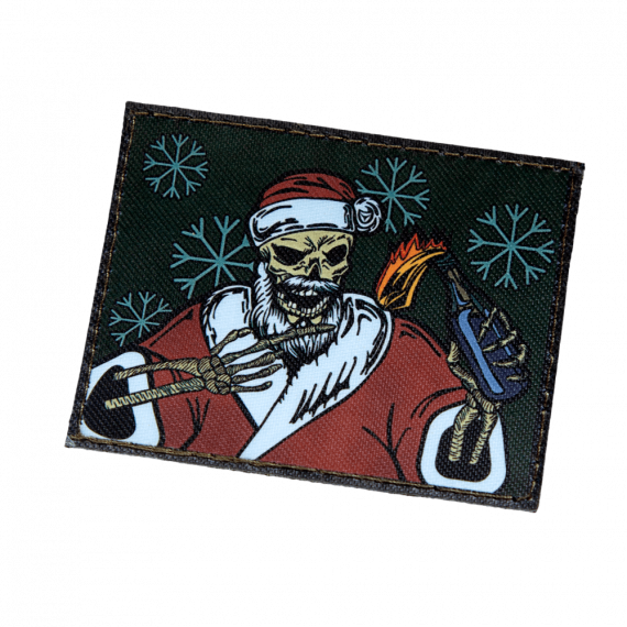 Фото Шеврон/липучка «Санта» ПВХ