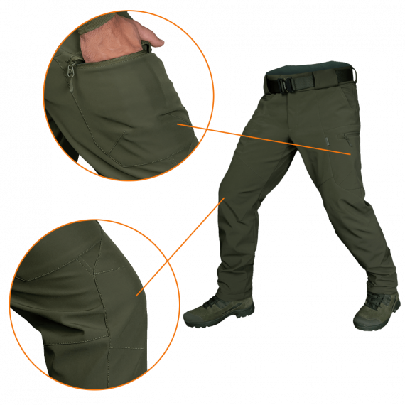 Фото Штани SoftShell Олива