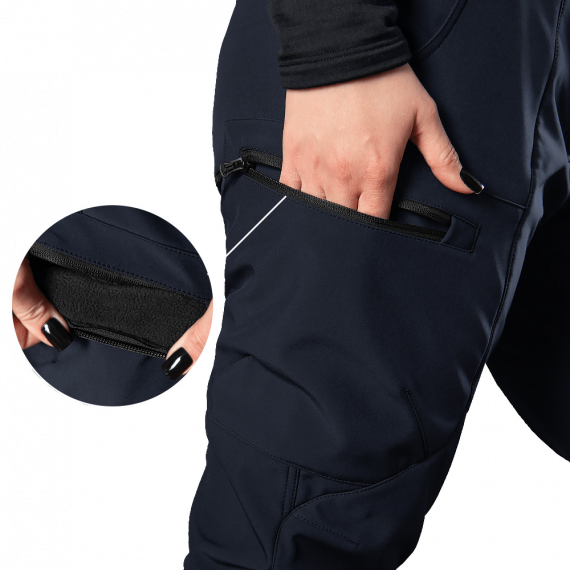 Фото Штани Pani SoftShell Темно-сині