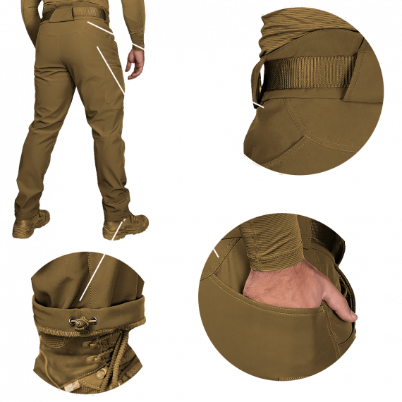 Фото Штани SoftShell Vent Койот