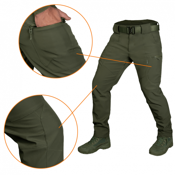 Фото Штани SoftShell Vent Mesh Олива